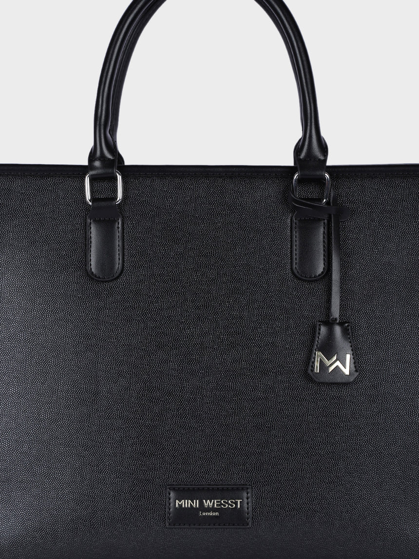 Times Square Luxury Black London Tote