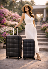 Marvel Black Set Of 2 Luggage