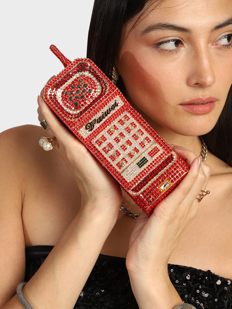 Phone Multicoloured Clutch