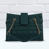 Mini Wesst Signature Green Tote