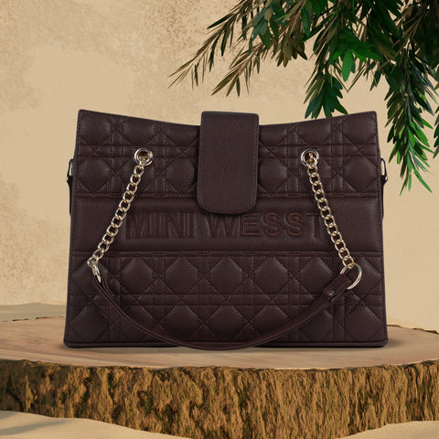 Mini Wesst Signature Brown Tote