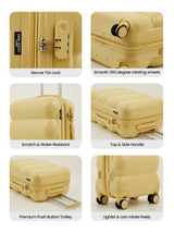 Summer Of 69 Set of 3 Luggage(Small + Medium + Large)