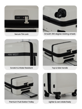 Melbourne Set of 2 luggage (Small + Large)