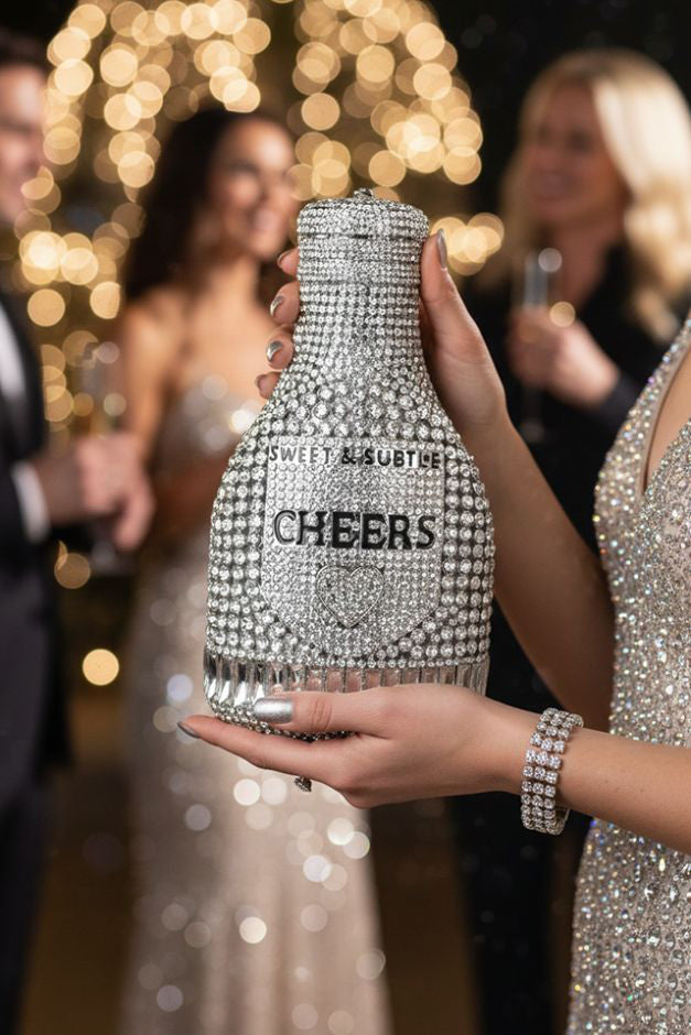 Champagne Multicolor Clutch