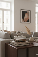 L' Amour Silver Clutch