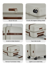 Melbourne Set of 2 luggage (Medium + Large)