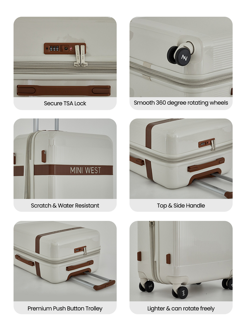 Melbourne Set of 2 luggage (Medium + Large)