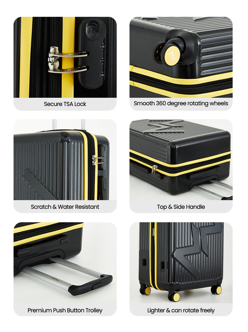 MW London 2.0 Set of 2 Luggage(Medium + Large)