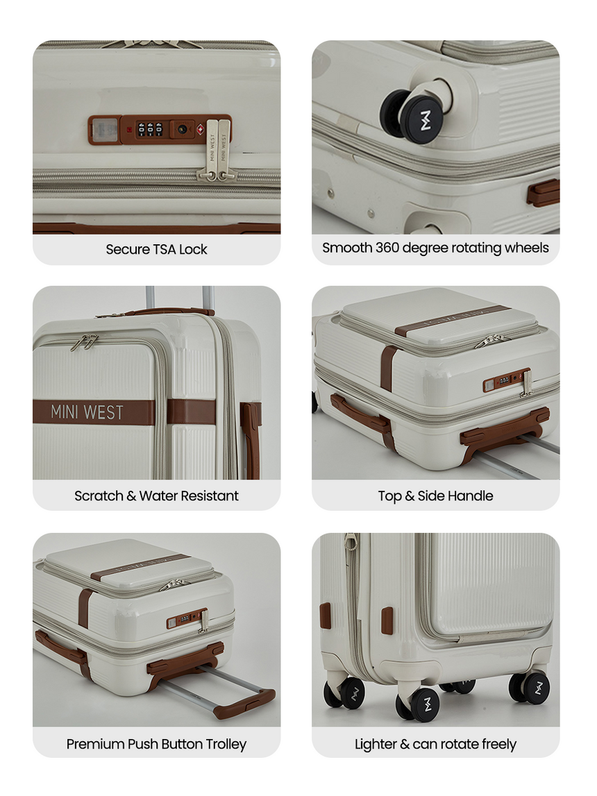 Melbourne Set of 2 luggage (Small + Medium)
