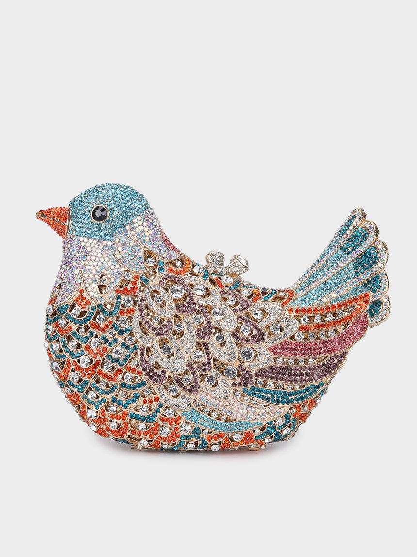 Birdie Multicolor Clutch