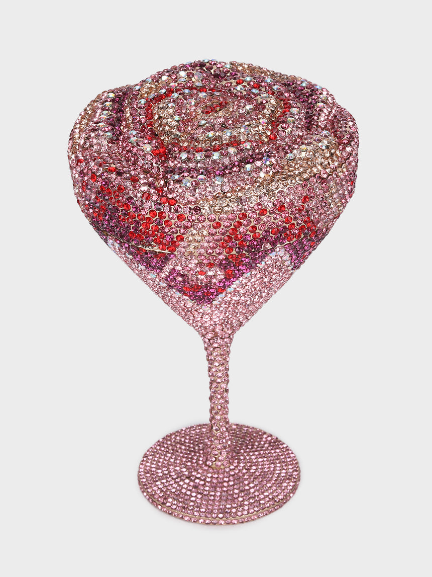 Champagne Multicolor Clutch