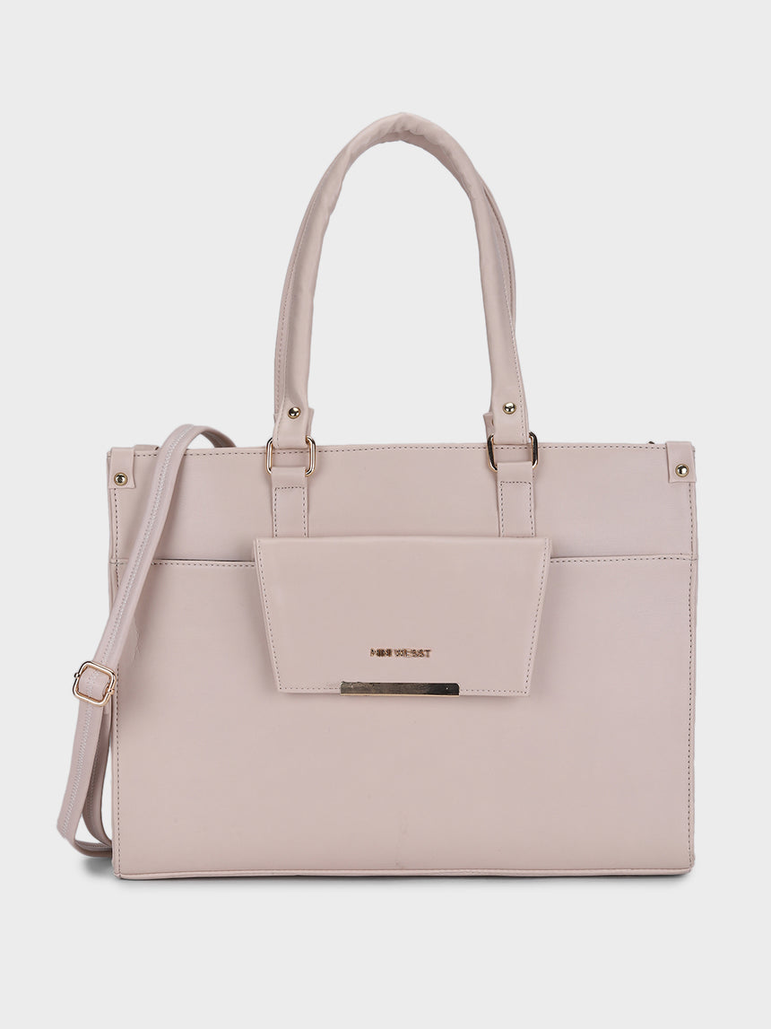 Mr Hope Beige Tote Bag