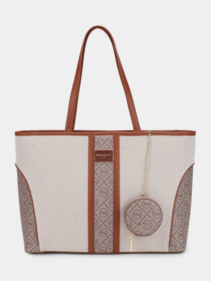 Piccadilly Square Beige London Tote