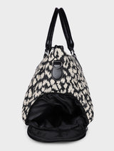 Wall Street Black and White London Duffle Bag