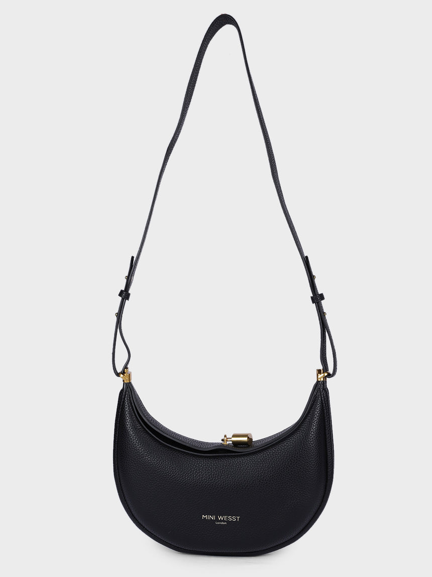 The Moon 4 Ways Black London Handbag