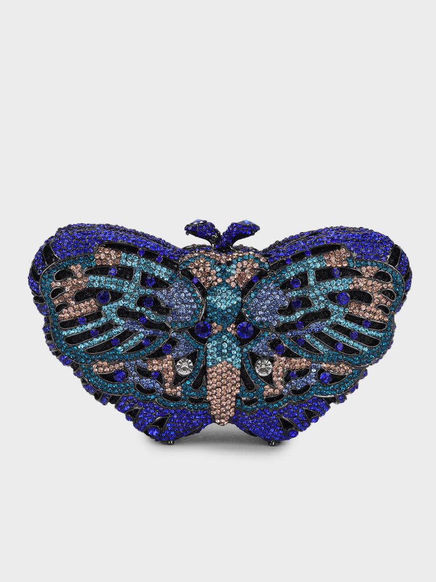 Butterfly Multicolor Clutch