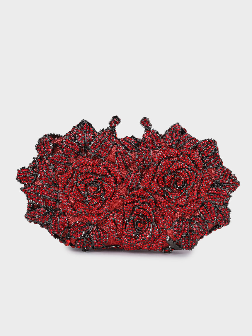 Rose Multicolor Clutch