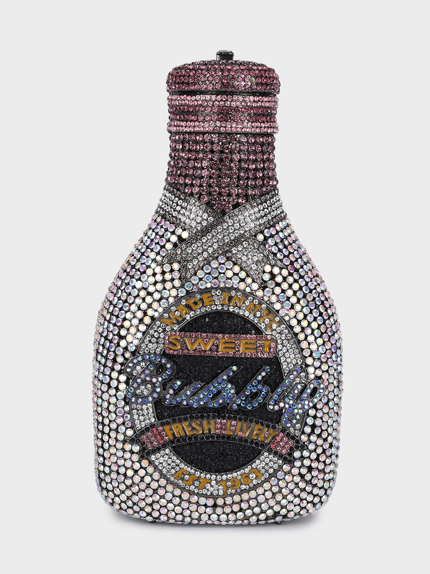 Champagne Multicolor Clutch