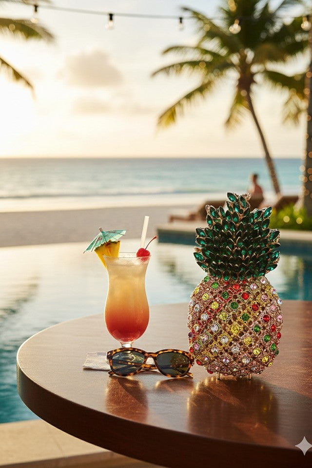 Pineapple Multicolor Clutch