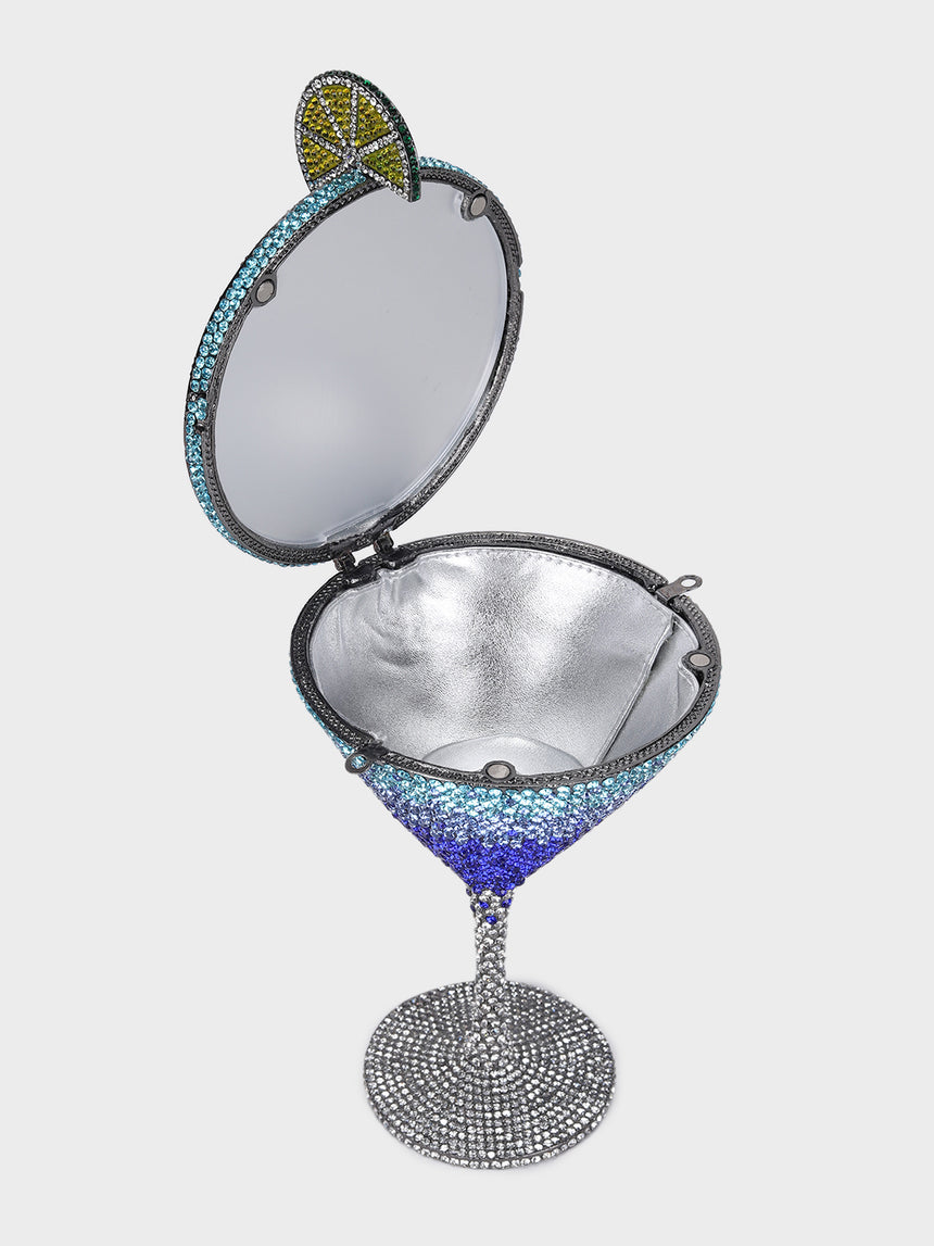 Champagne Multicolor Clutch