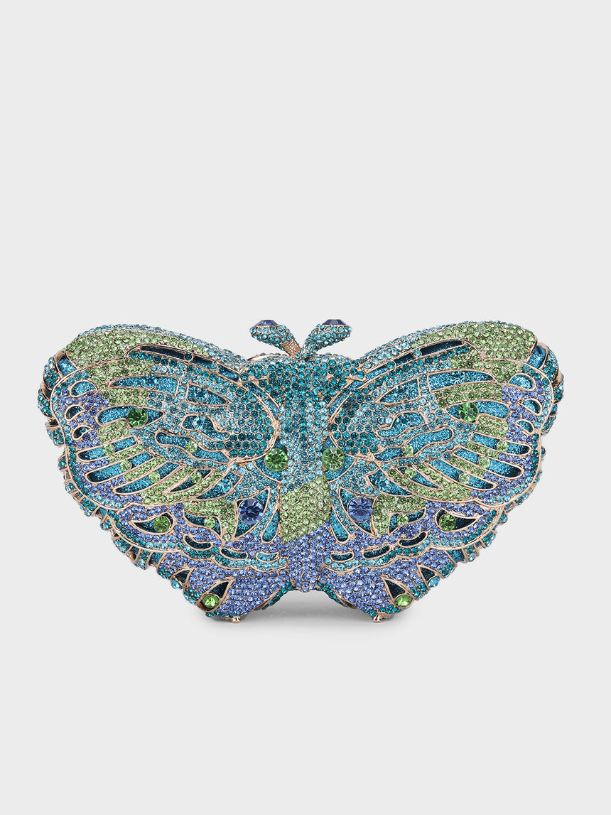 Butterfly Multicolor Clutch