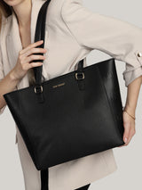 Buckingham Black London Tote