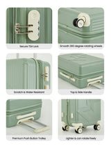 MW London 2.0 Set of 2 Luggage(Small + Medium)
