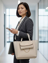 Buckingham White London Tote