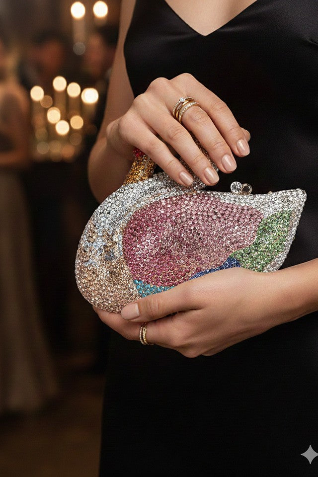 Swan Multicolor Clutch