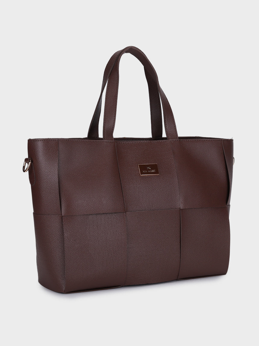 Executive Brown Tote Bag
