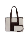 The Venice Canvas Beige Tote