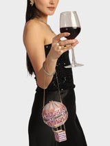 Hot Air Balloon Multicoloured Clutch