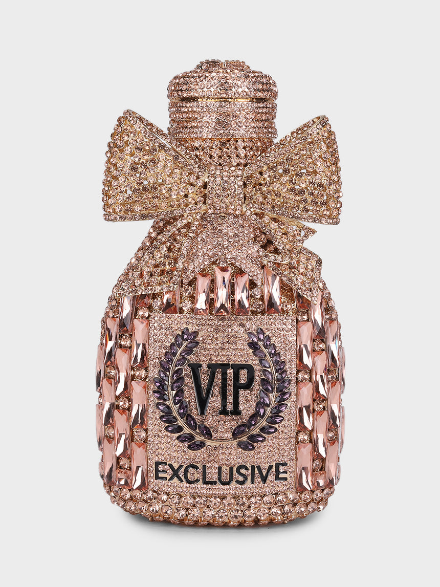 Champagne Vip Multicolor Clutch
