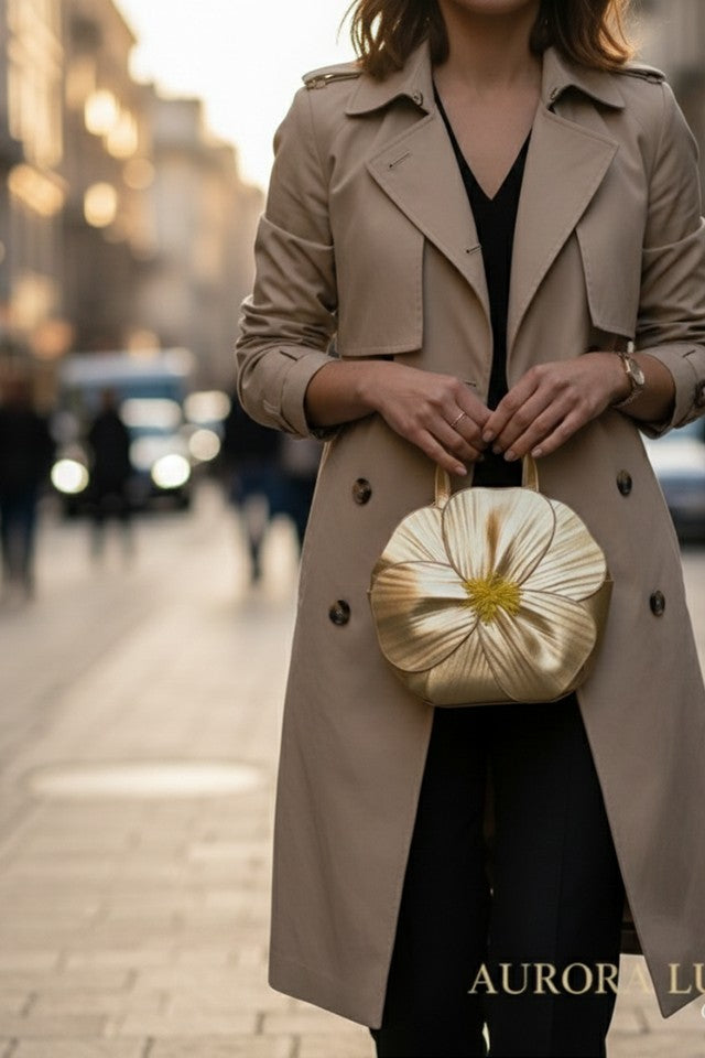 Maryjane Golden Handbag