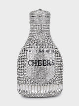 Champagne Multicolor Clutch