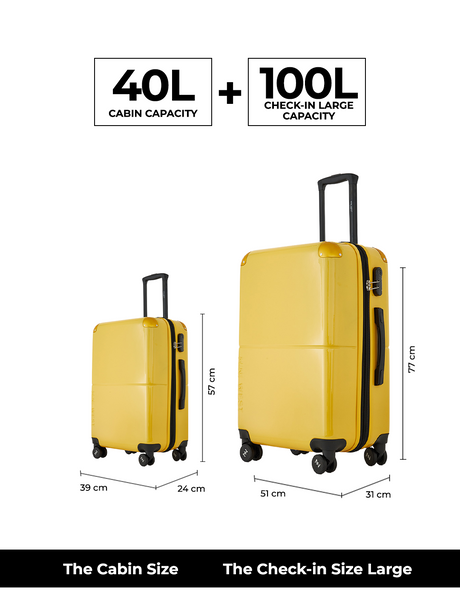 Decembers Set of 2 Luggage (Small + Large)