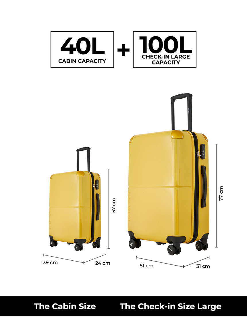 Decembers Set of 2 Luggage (Small + Large)