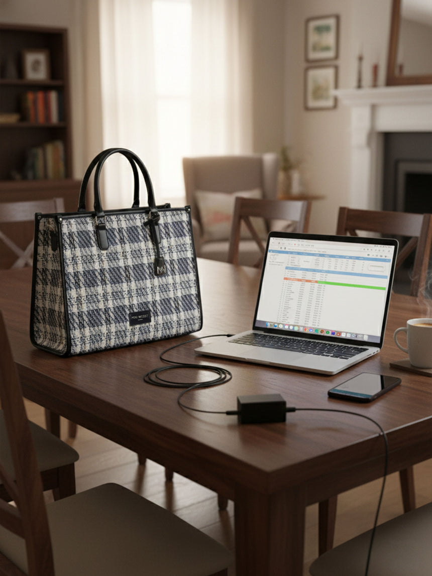 Times Square Luxury Printed London Tote