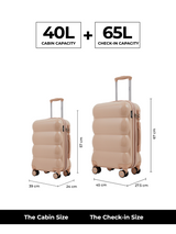 Summer Of 69 Set of 2 Luggage(Small + Medium)