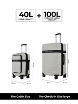 Melbourne Set of 2 luggage (Small + Large)