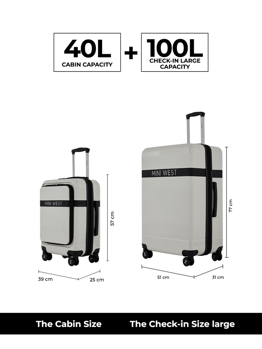 Melbourne Set of 2 luggage (Small + Large)