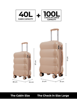 Summer Of 69 Set of 2 Luggage(Small + Large)