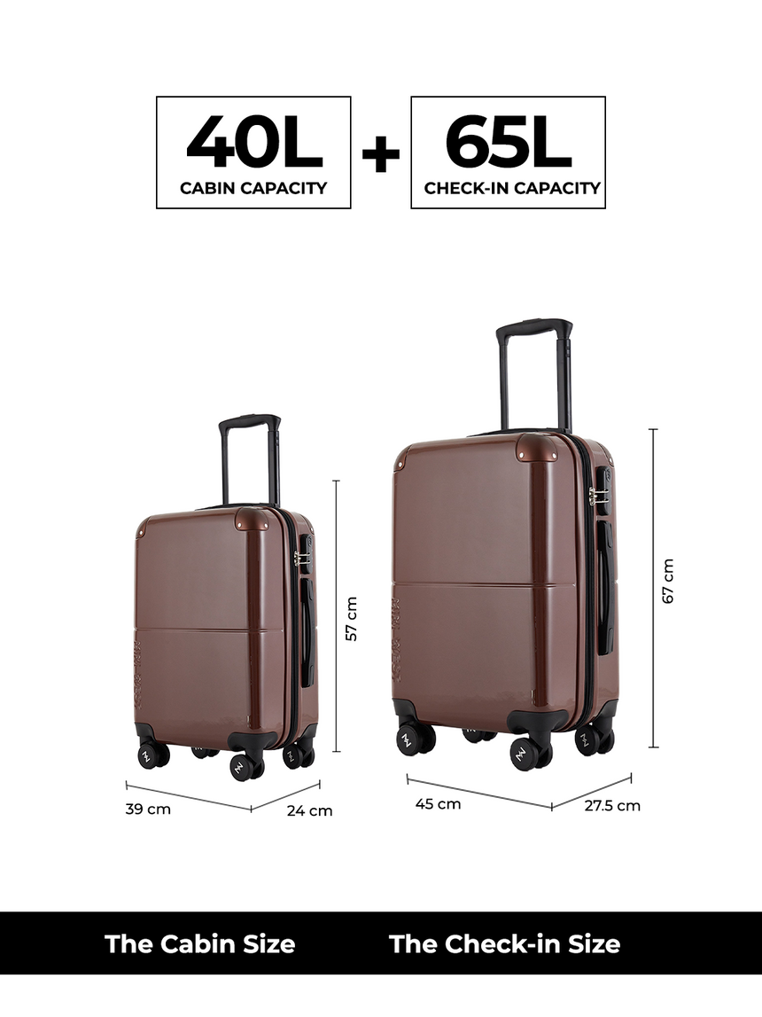 Decembers Set of 2 Luggage (Small + Medium)