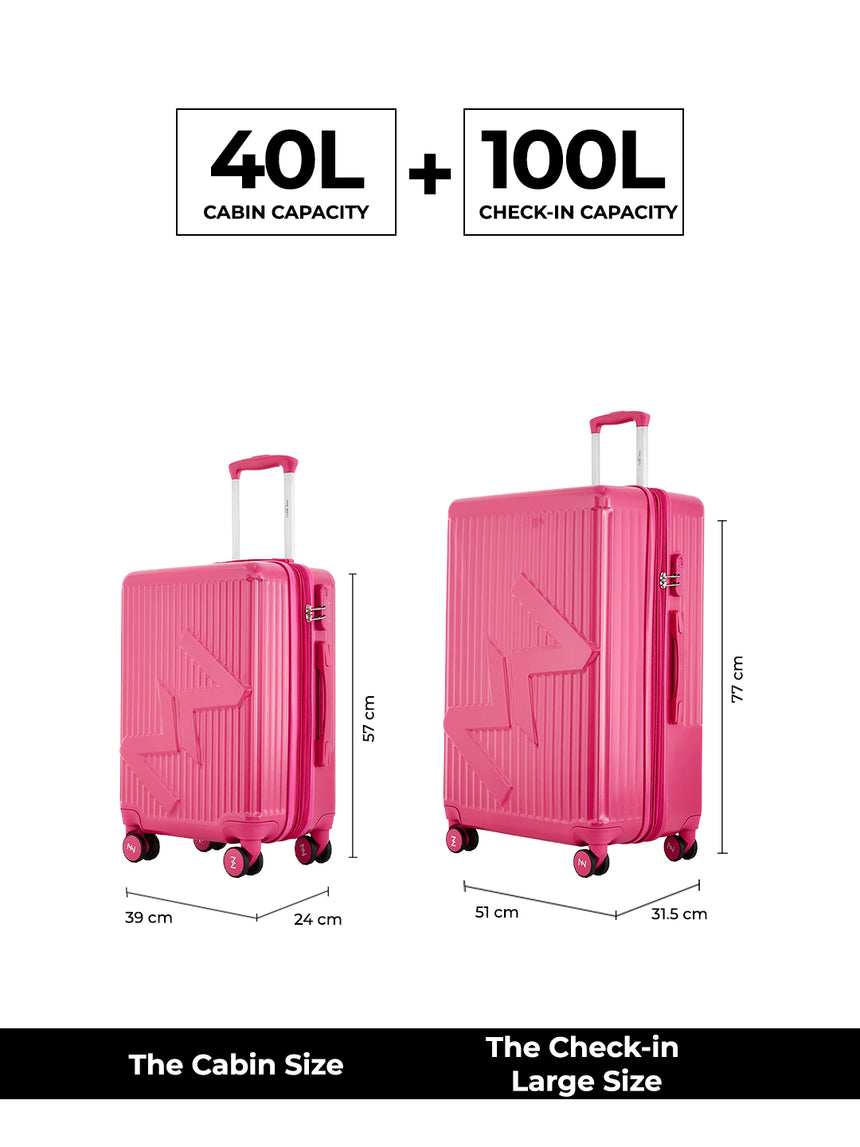 MW London 2.0 Set of 2 Luggage(Small + Large)