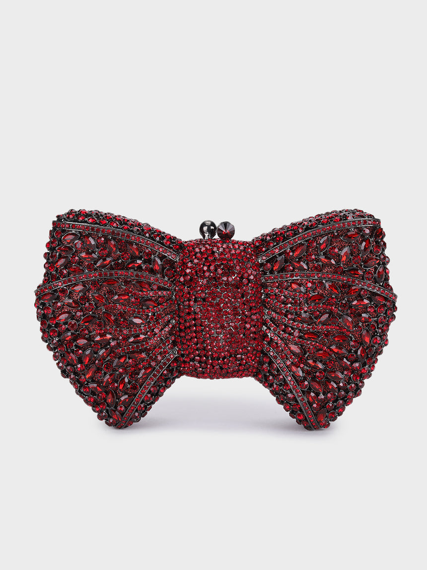 Bow Multicolor Clutch