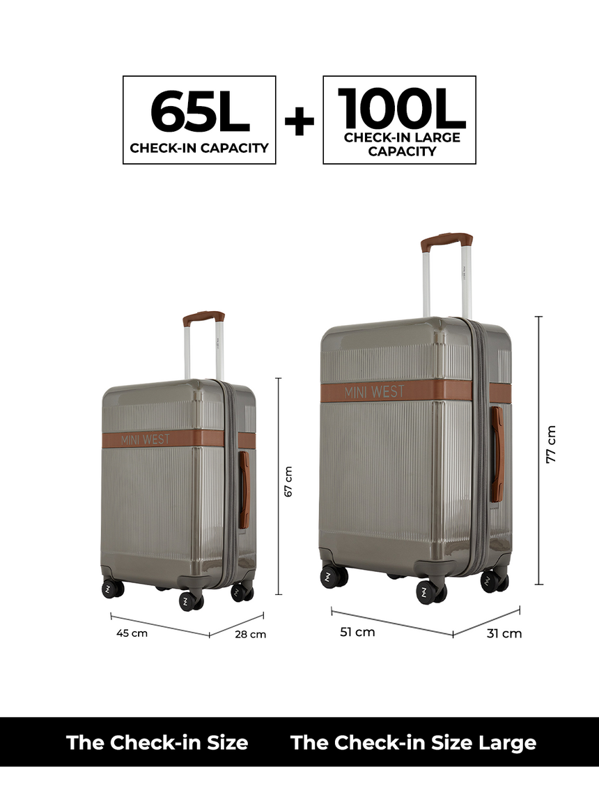 Melbourne Set of 2 luggage (Medium + Large)