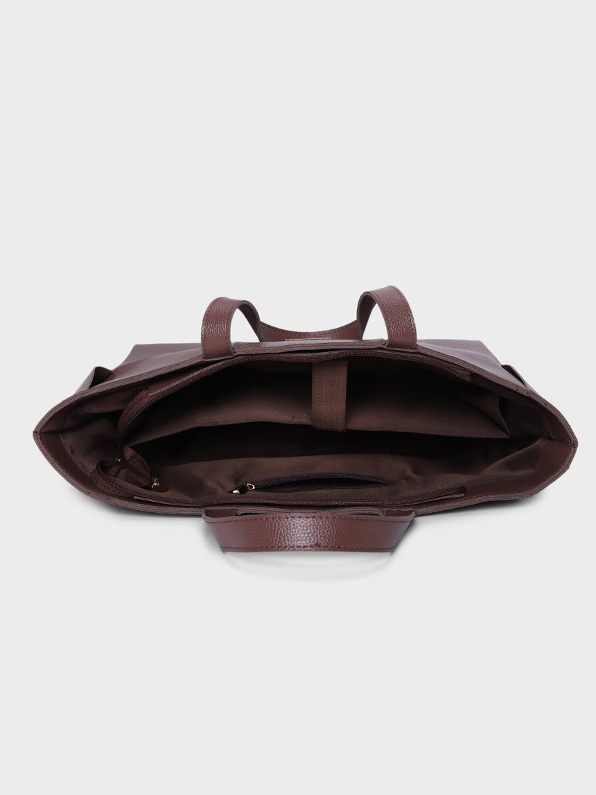 Executive Brown Tote Bag