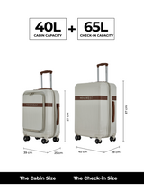 Melbourne Set of 2 luggage (Small + Medium)