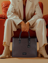 Times Square Luxury Brown London Tote