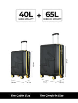 MW London 2.0 Set of 2 Luggage(Small + Medium)